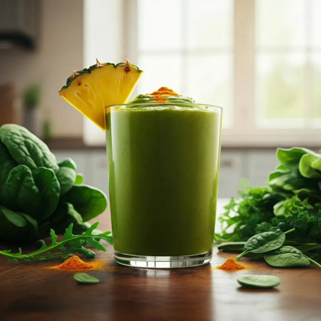 Detox smoothie with natural detox tips